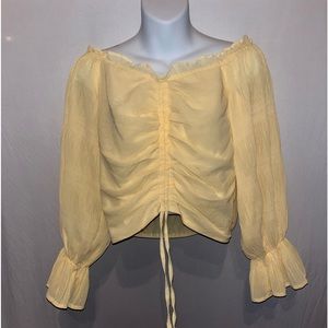 NWT yellow blouse from Buckle
